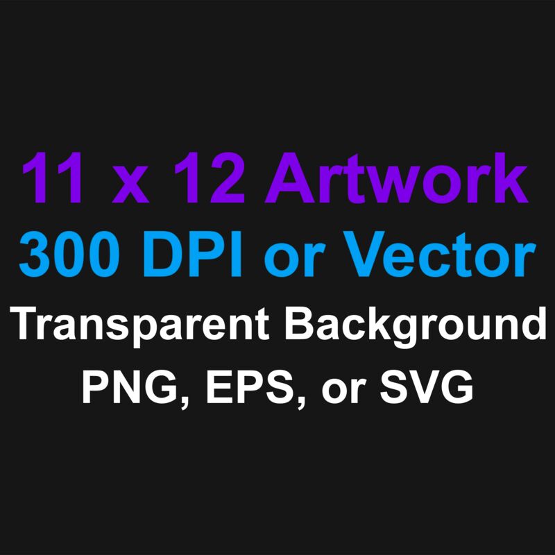 12x11 DTF Transfer Thumbnail