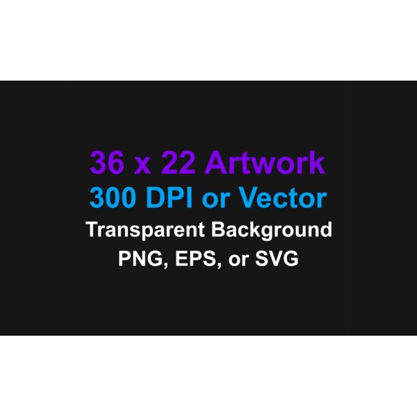 36x22 DTF Transfer Thumbnail